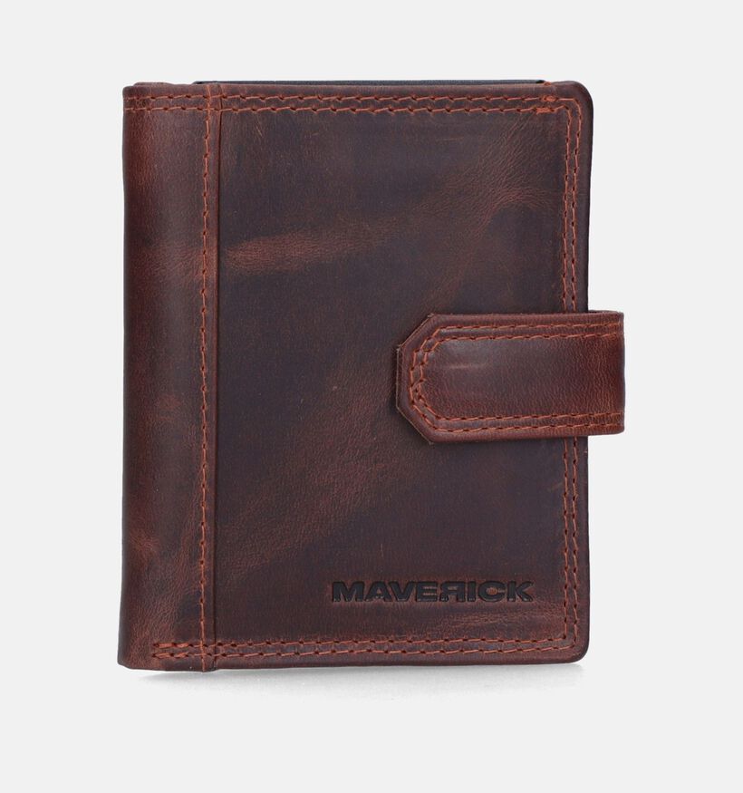 Maverick Bruine Kaartenhouder voor heren (358816)