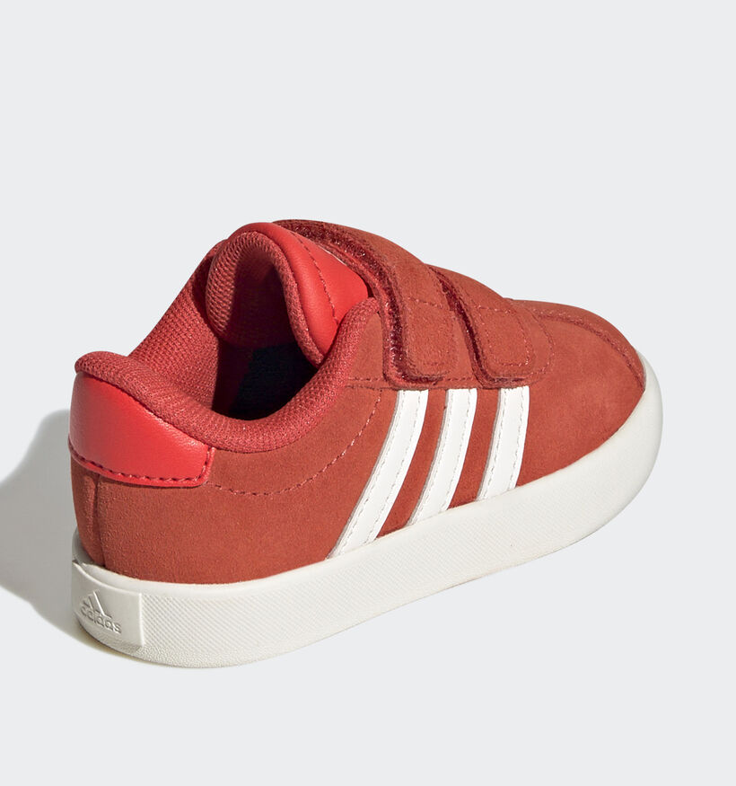 adidas VL Court 3 Rode Sneakers voor meisjes, jongens (357558) - geschikt voor steunzolen