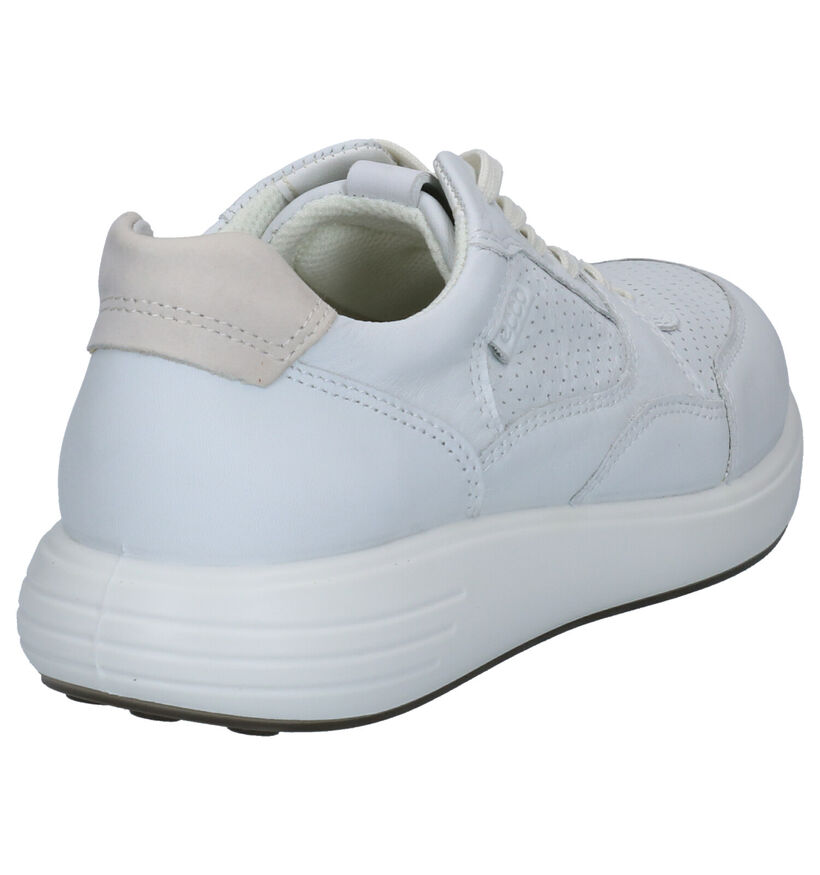 Ecco Soft 7 Witte Sneakers in leer (270010)