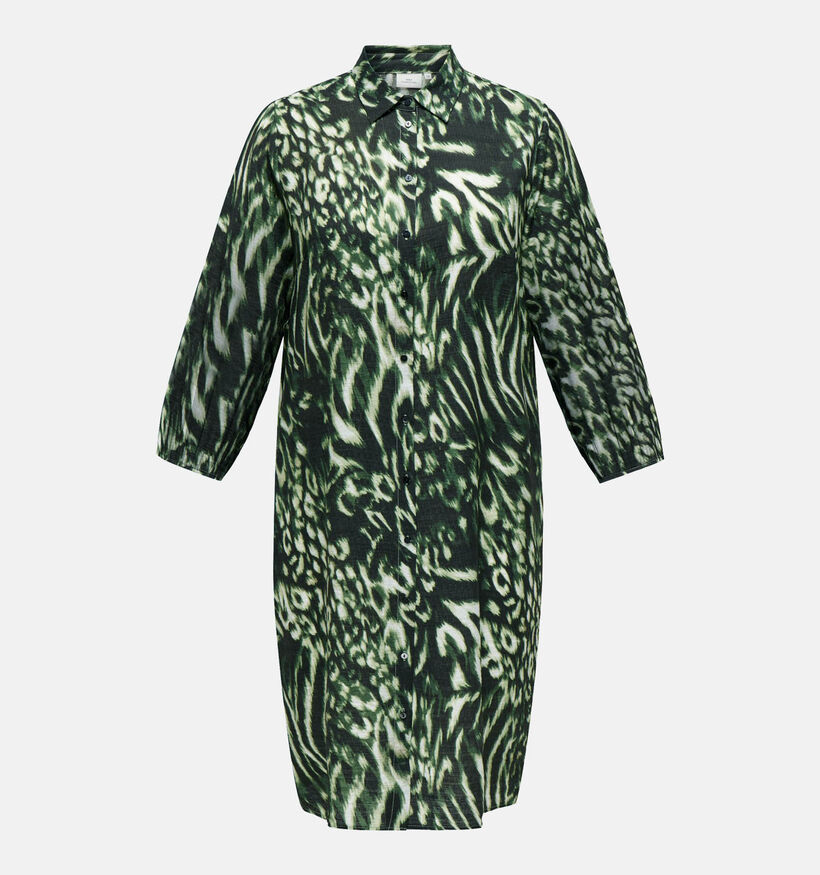 ONLY Carmakoma Jada Robe chemise en Vert pour femmes (342935)