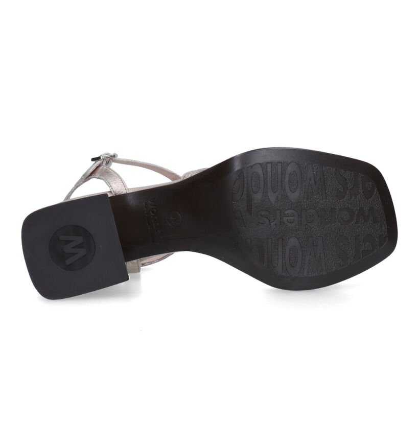 Wonders Sandales à talons en Or pour femmes (325419)