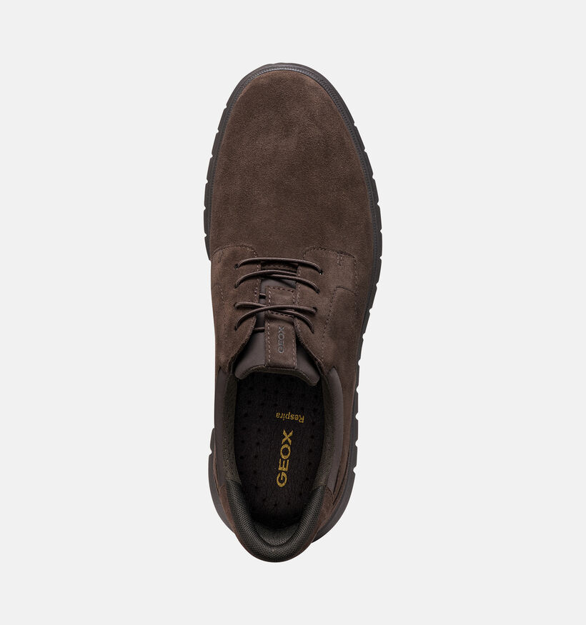 Geox Flextride Bruine Geklede Schoenen voor heren (376356) - geschikt voor steunzolen