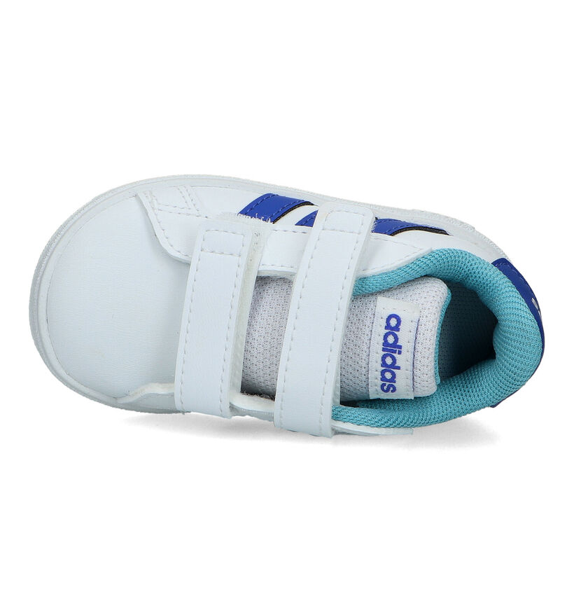 adidas Grand Court 2.0 Witte Sneakers voor jongens, meisjes (318944)