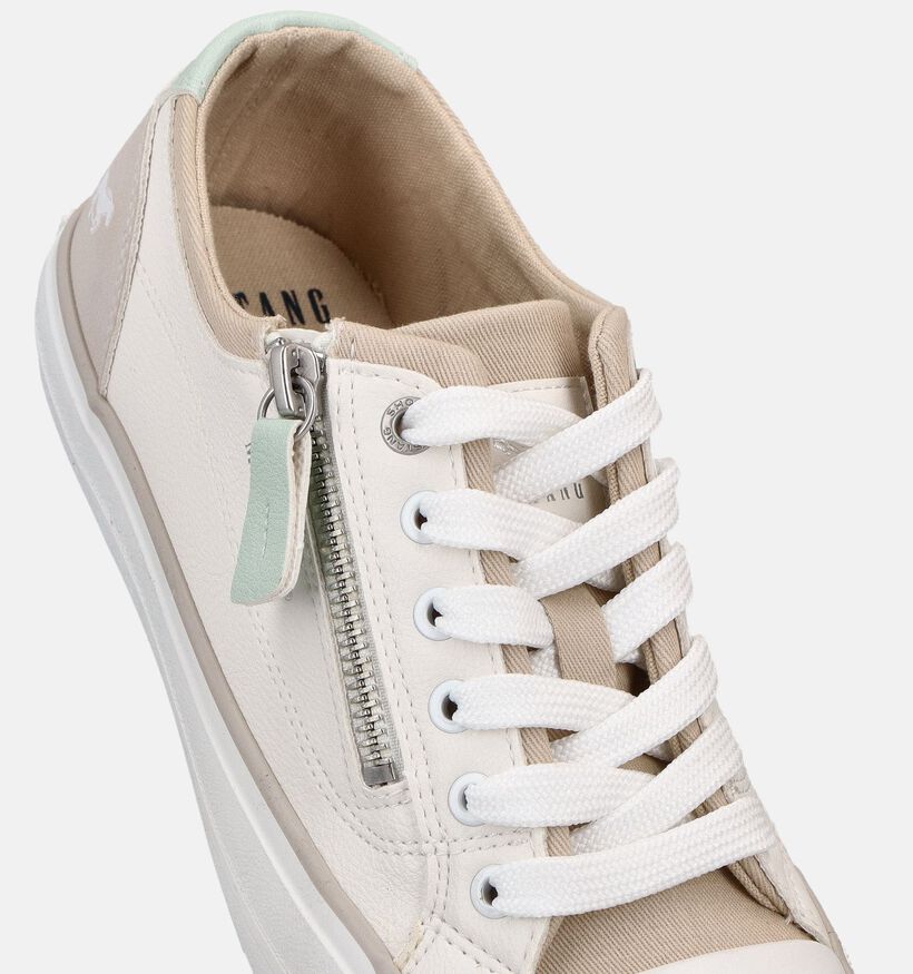 Mustang Witte Rits-Veterschoenen voor dames (372106)