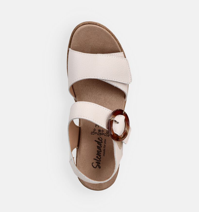 Solemade Mia 96 Ecru Sandalen voor dames (371633) - geschikt voor steunzolen