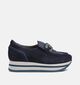Softwaves Chaussures sans Lacets en Bleu pour femmes (364905) - pour semelles orthopédiques
