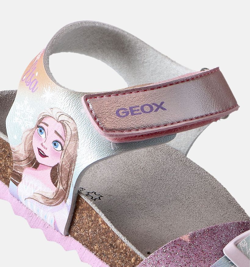 Geox Adriel Frozen Elsa Sandales en Rose pour filles (356418)