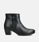 Gabor Best Fitting Bottines à talons en Noir pour femmes (360297) - pour semelles orthopédiques
