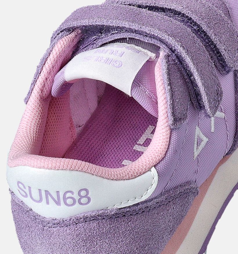 Sun68 Ally Solid Lila Babysneakers voor meisjes (362456) - geschikt voor steunzolen