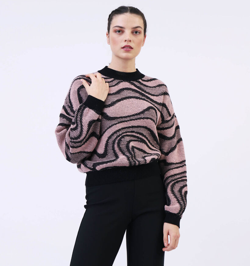 comma Pull en Noir/Rose (319663)