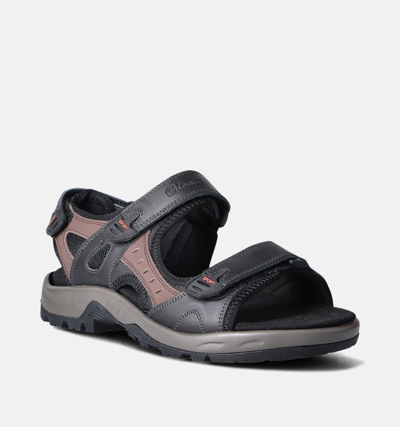 G-Comfort Zwarte Sandalen voor Steunzolen voor heren (356035) - geschikt voor steunzolen