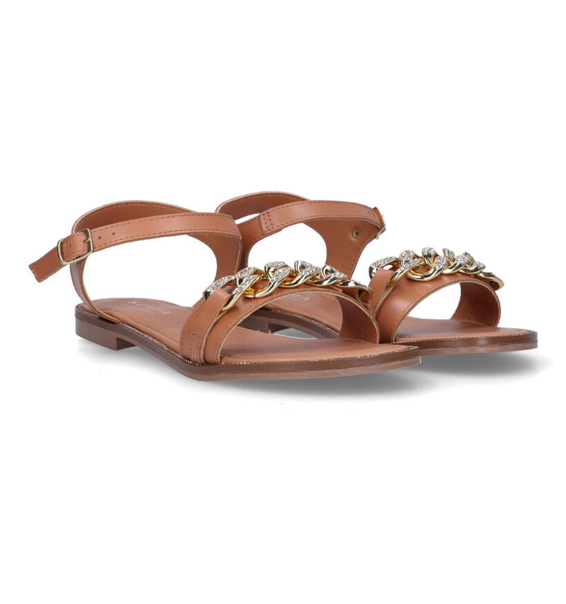 Scapa Cognac Sandalen voor dames (323767)