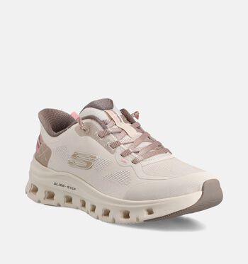 Skechers Glide-Step Low Sneakers Wit/Blauw