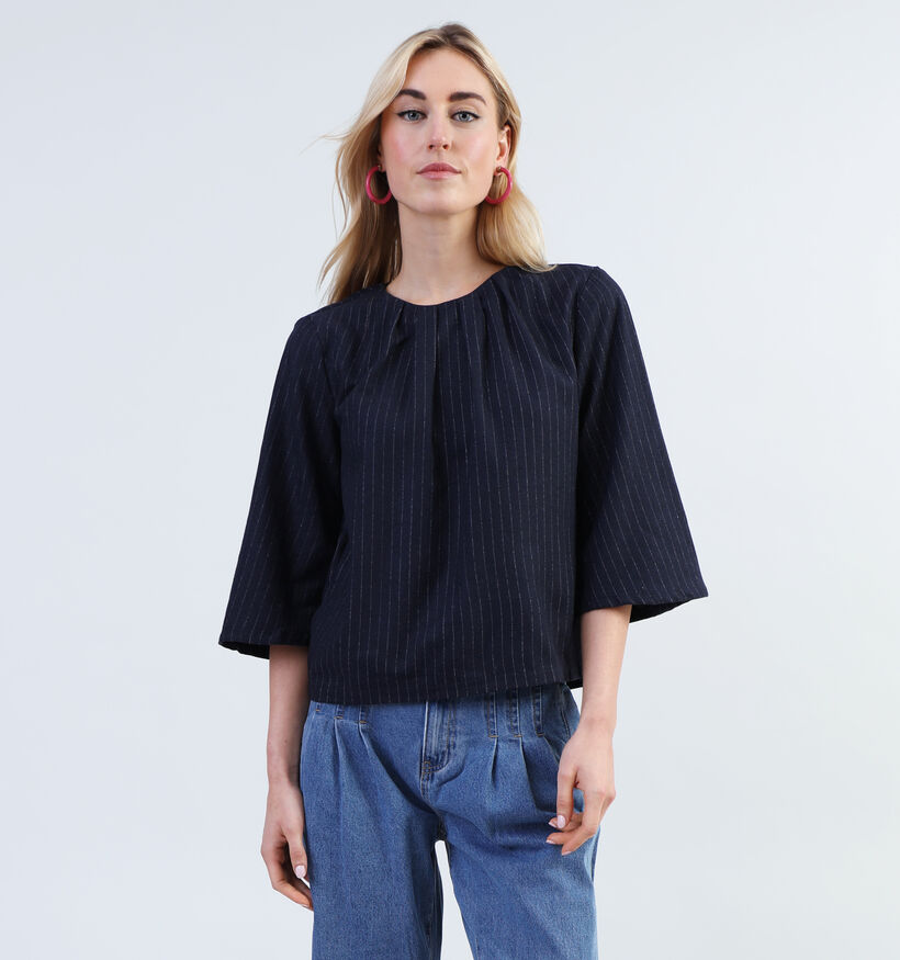 Vila Vicca Blouse 3/4 en Bleu pour femmes (341124)