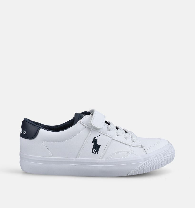 Polo Ralph Lauren Ryley Baskets basses en Blanc/Bleu pour filles, gar&ccedil;ons (368898)