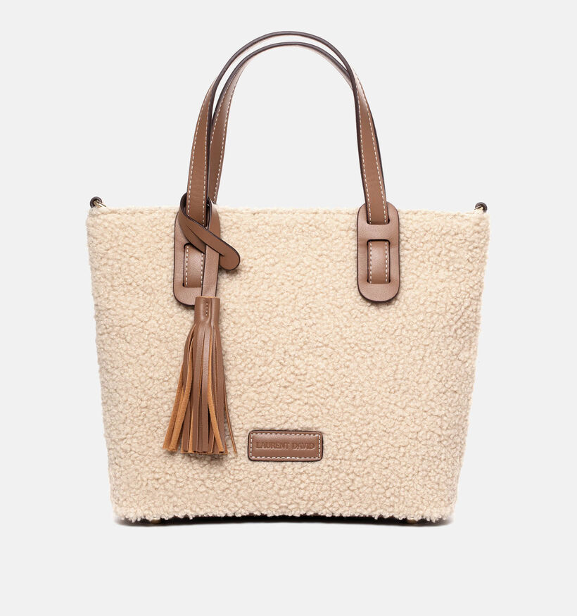 Laurent David Zwarte Shopper Laurent David Taupe Shopper voor dames (365163)