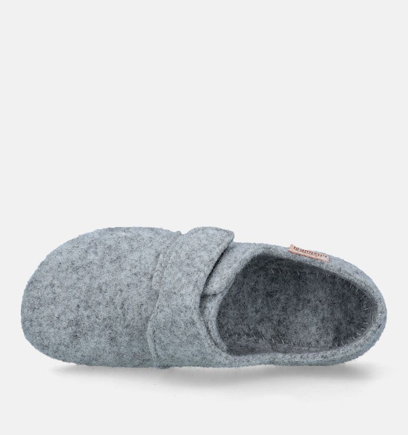 Living Kitzbühel Pantoufles fermées en Gris clair pour filles, garçons (331477)