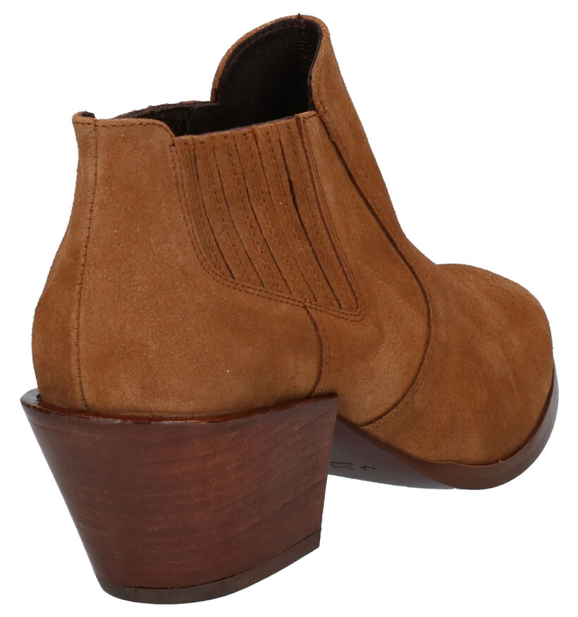 JHay Bottines à talons en Cognac en nubuck (262339)