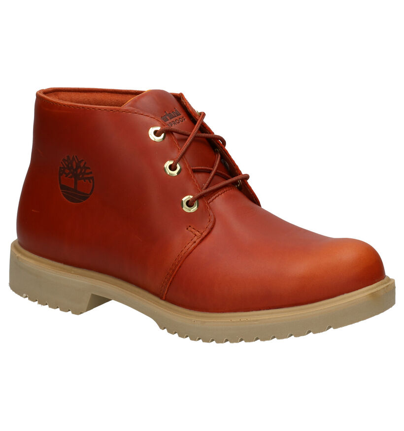 Timberland Newman Boots Cognac in leer (255369)