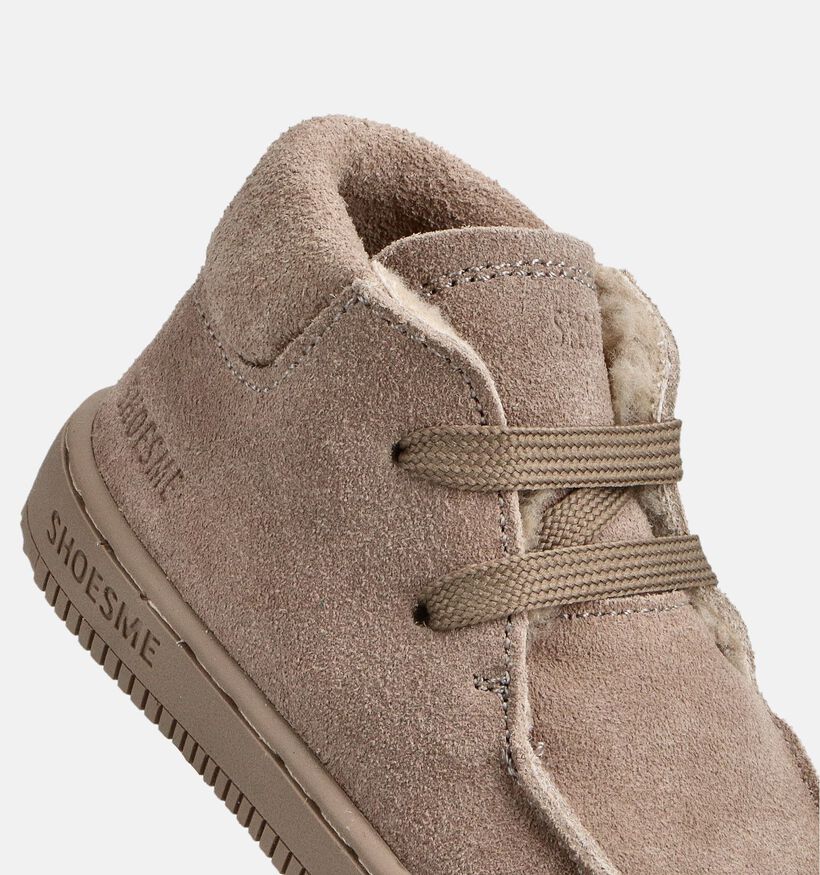 Shoesme Taupe Babyschoenen voor jongens, meisjes (363287) - geschikt voor steunzolen
