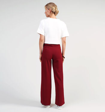 JDY Broeken Blauw/Bordeaux/Groen
