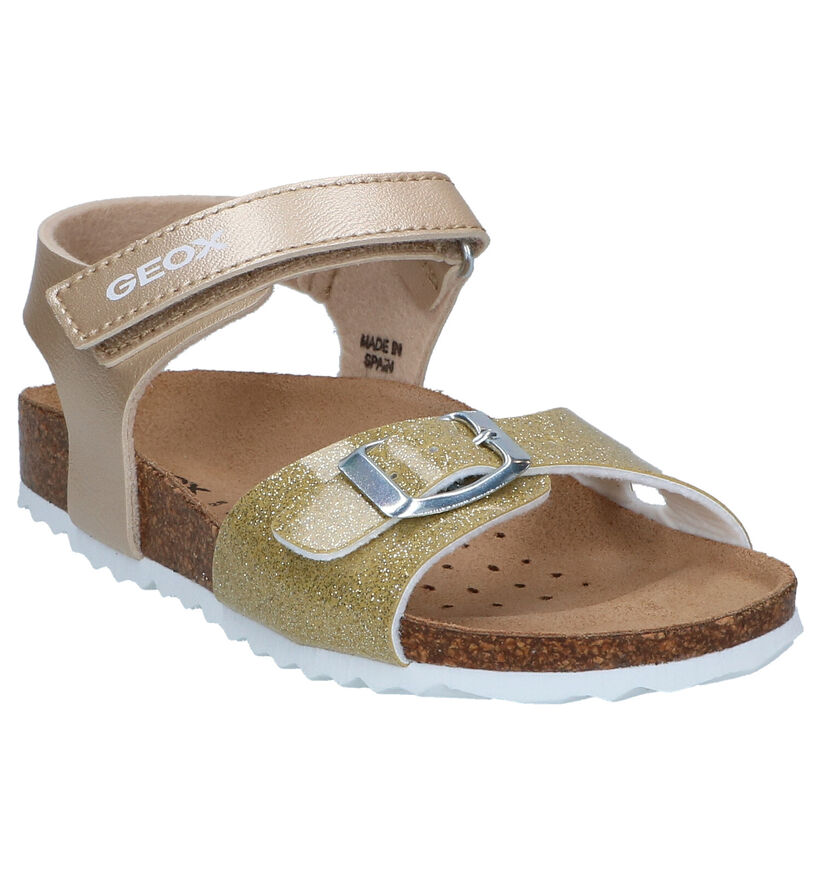 Geox Adriel Gouden Sandalen in kunstleer (286955)