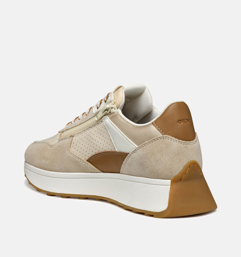Geox Amabel Baskets en Beige pour femmes (353788) - pour semelles orthopédiques