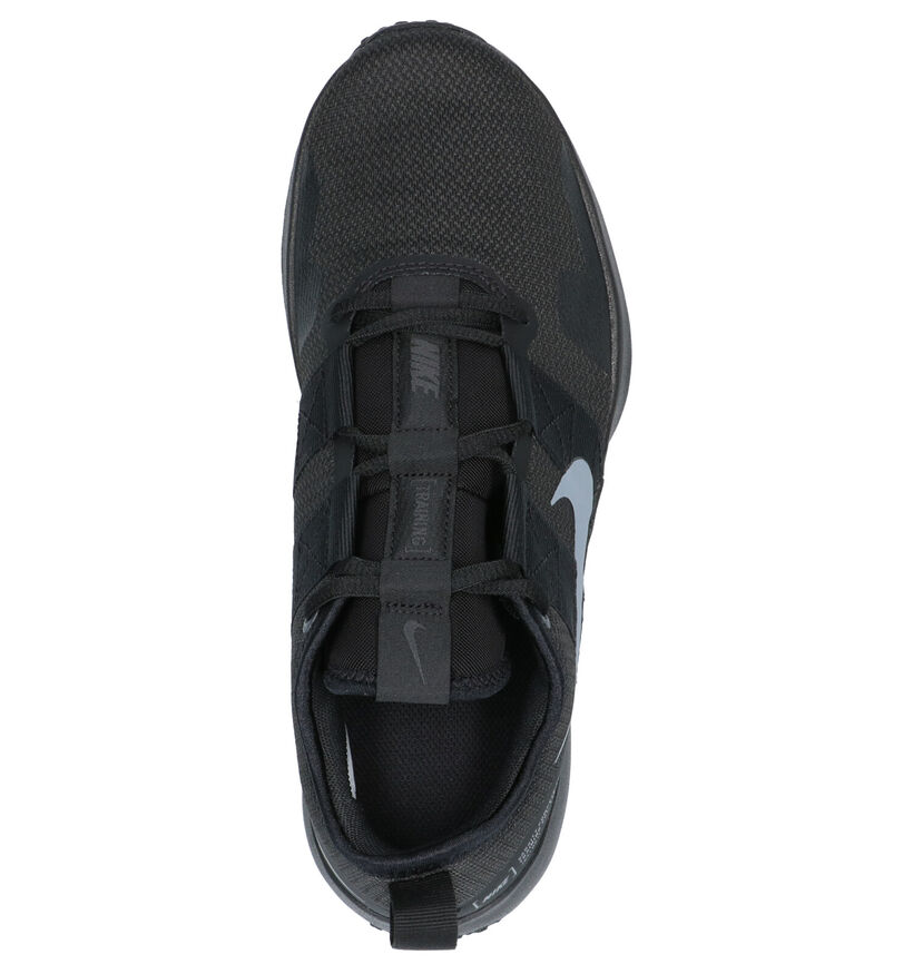 Nike Varsity Compete Baskets en Noir en textile (254029)