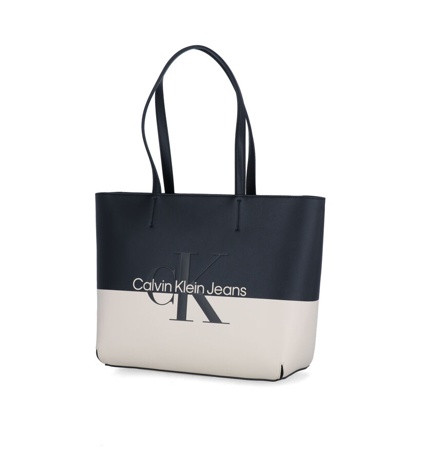 Calvin Klein Accessories Beige Shopper Tas in kunstleer (311148)
