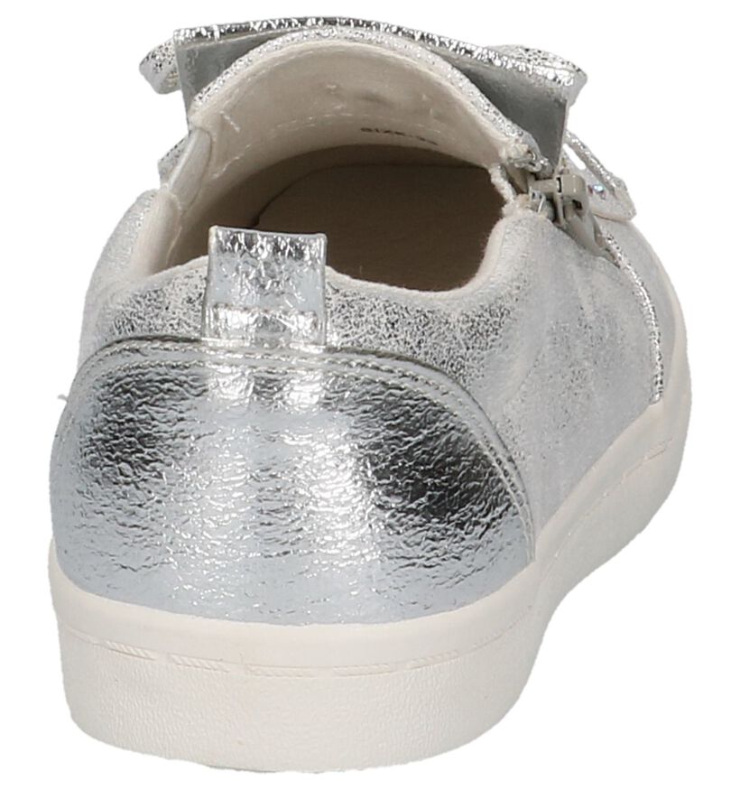 Little David Chaussures slip-on en Argent en simili cuir (217952)