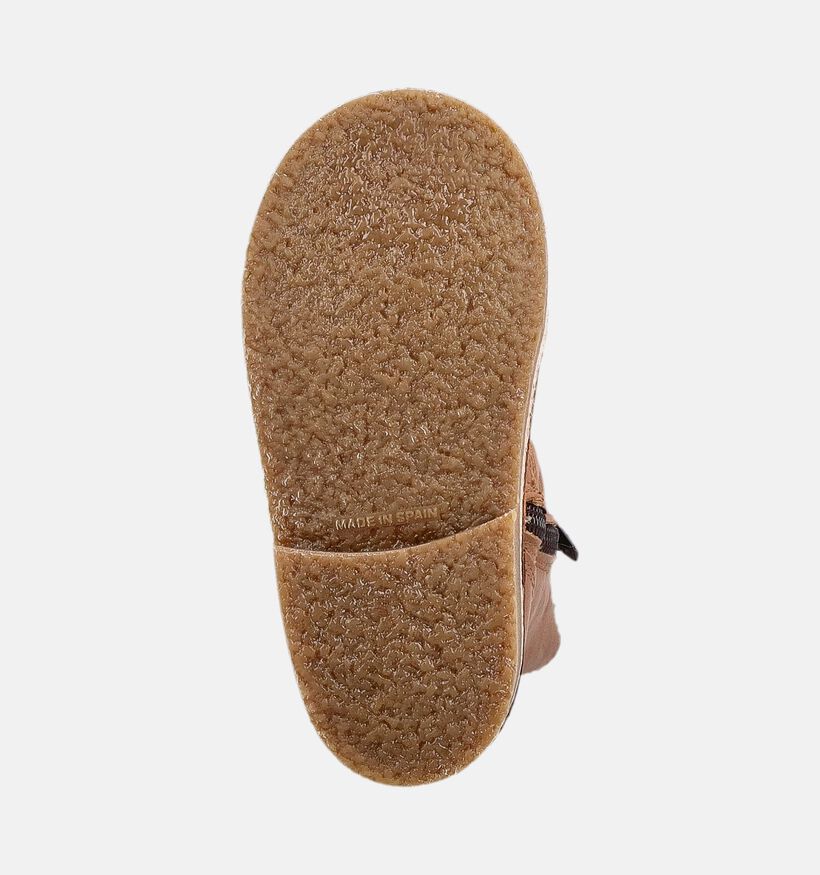 Milo & Mila Cognac Lange Laarzen met Rits voor meisjes (379052)