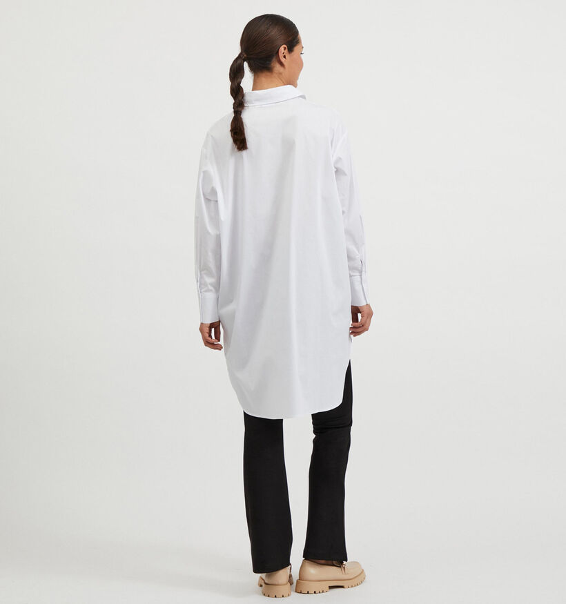 Vila Chemise Longue en Blanc (311703)