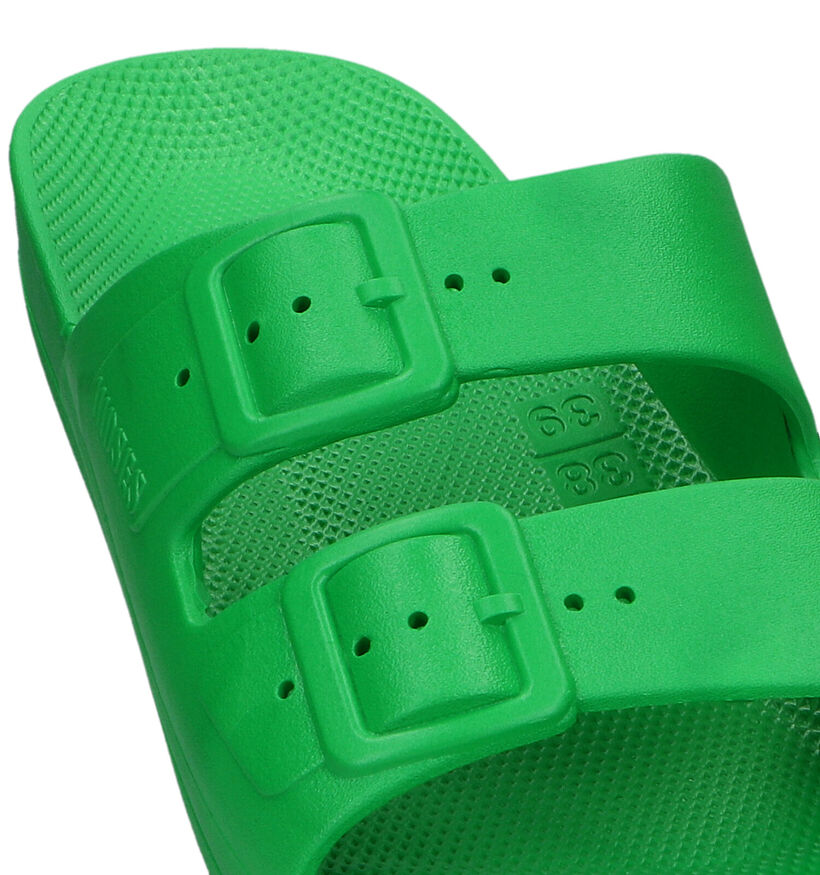 Freedom Moses Basic Groene Slippers voor dames (323012)