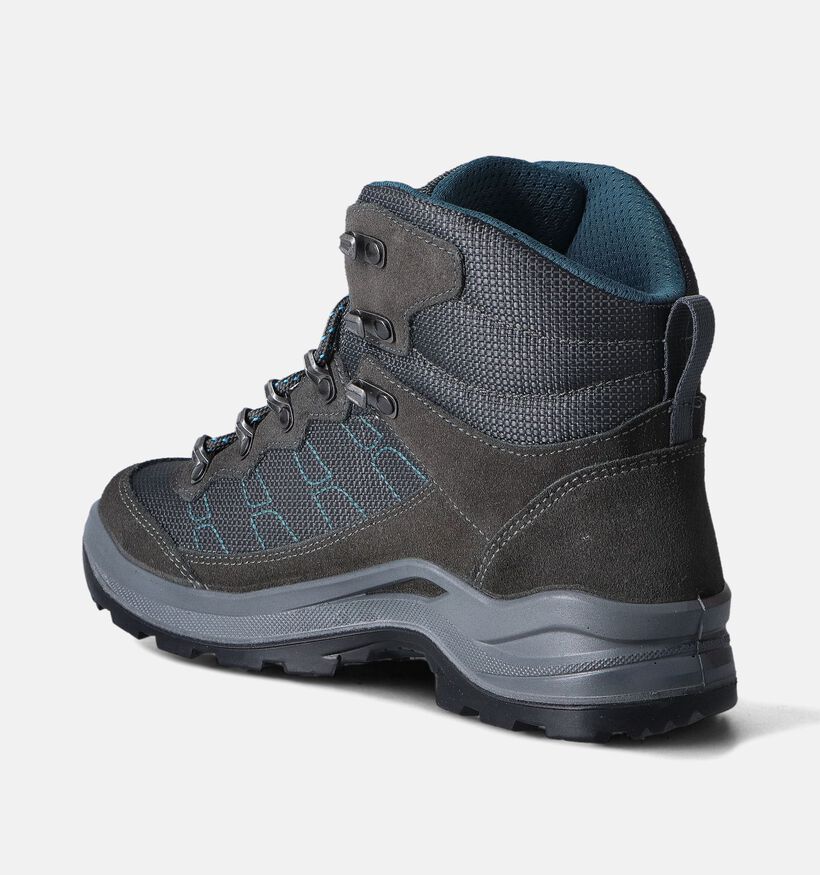LOWA Taurus Pro GTX Mid Chaussures outdoor en Gris pour femmes (355801) - pour semelles orthopédiques