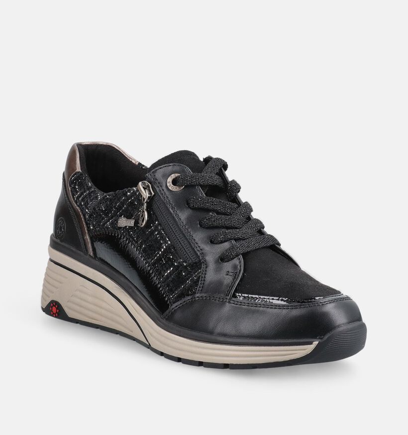 Relife Zwarte Schoenen met Veter en Rits voor dames (377794)