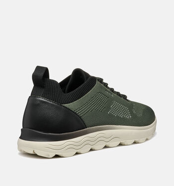 Geox Respira Sneakers Taupe/Groen