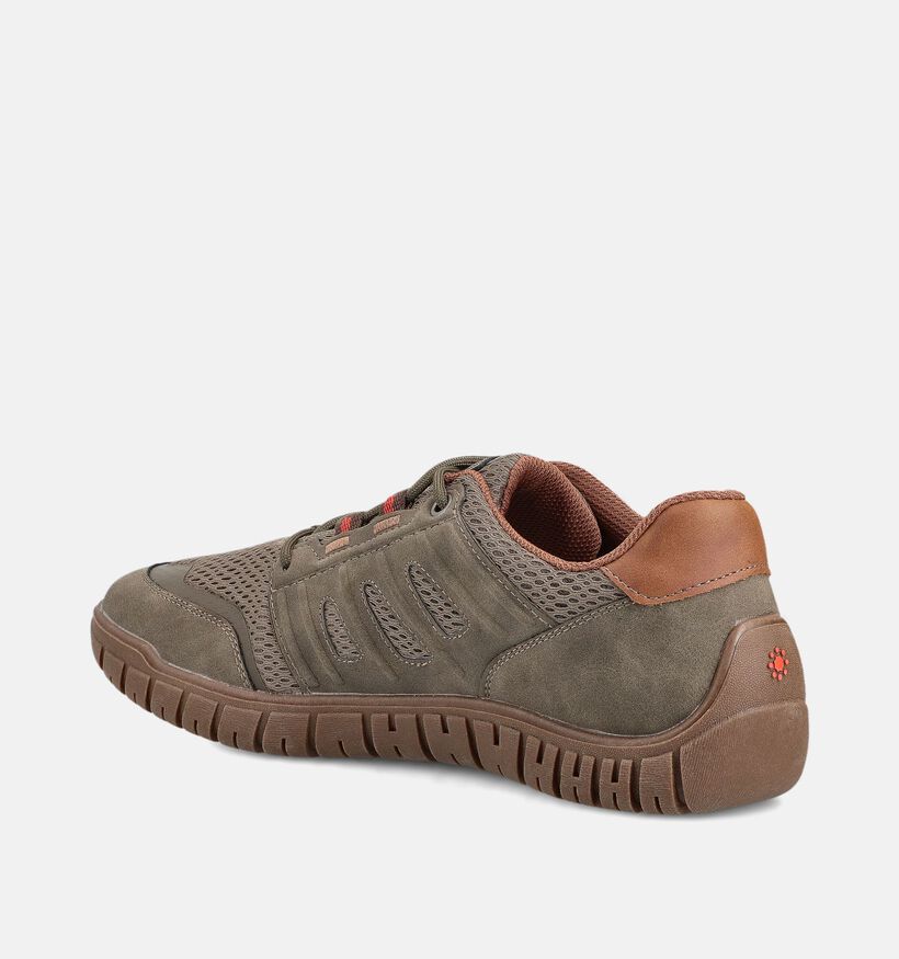 Relife Chaussures plates en Vert kaki pour hommes (368308) - pour semelles orthopédiques