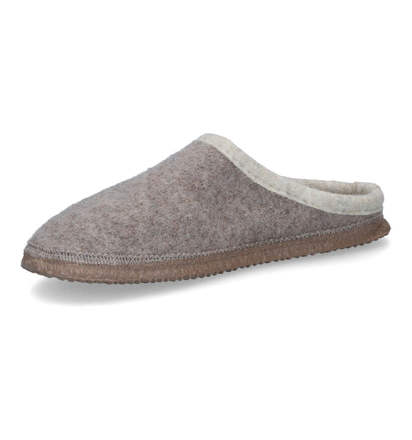 Giesswein Dannheim Pantoufles en Gris en laine (333556)