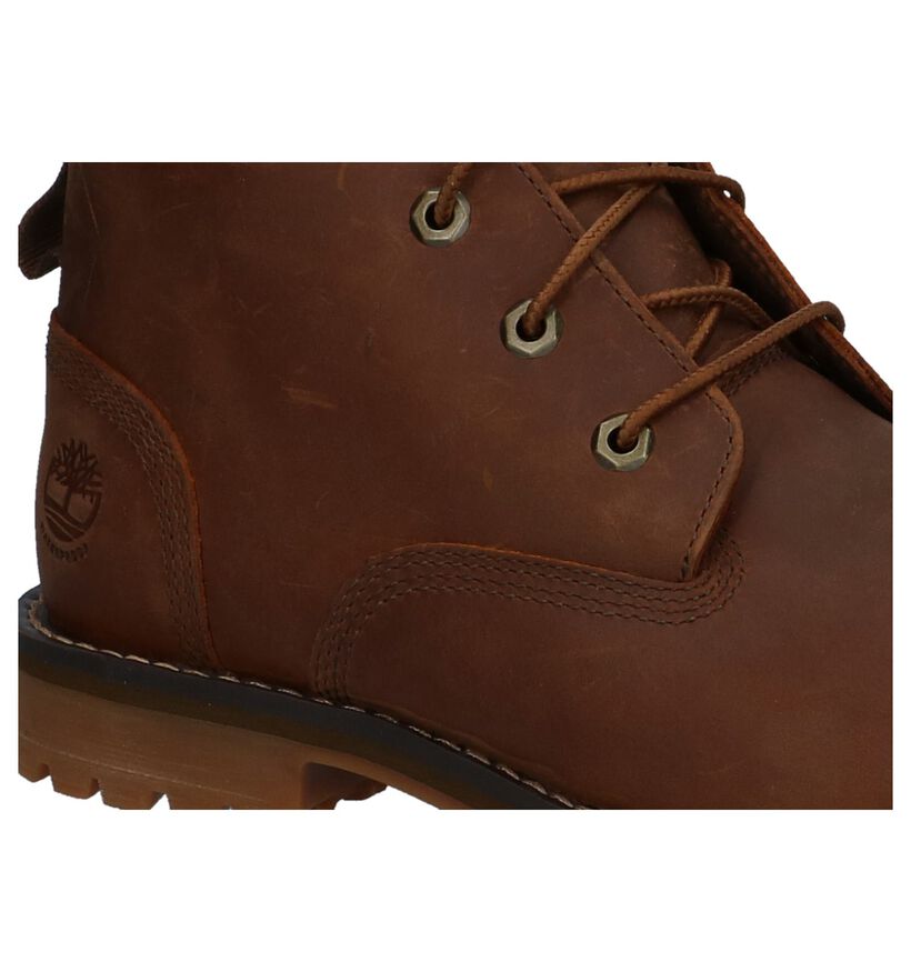 Timberland Bottines en Cognac en cuir (255239)