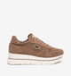NeroGiardini Baskets en Beige fonc&eacute; pour femmes (379436) - pour semelles orthop&eacute;diques