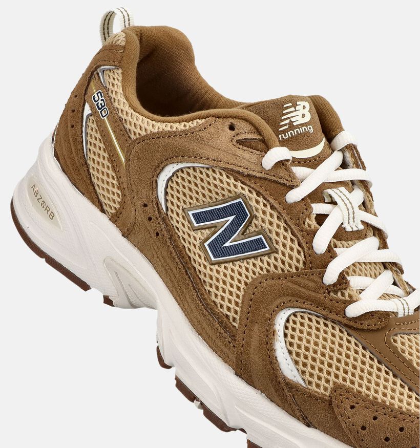 New Balance 530 Bruine Sneakers voor dames (375011) - geschikt voor steunzolen