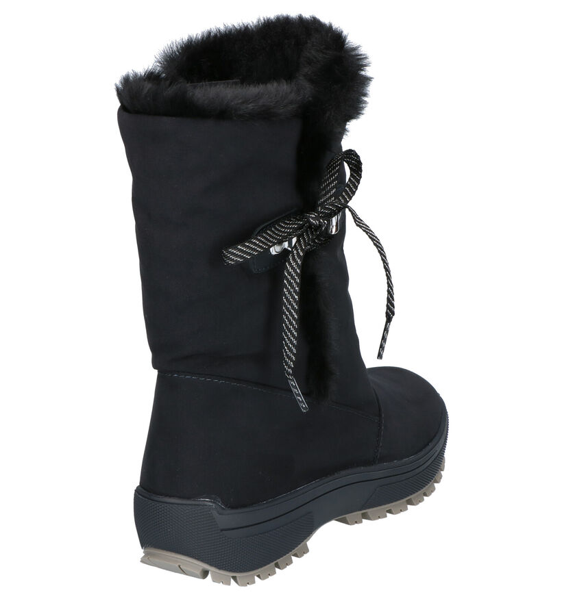 Olang Grazia Bottes de neige en Noir en daim (262751)