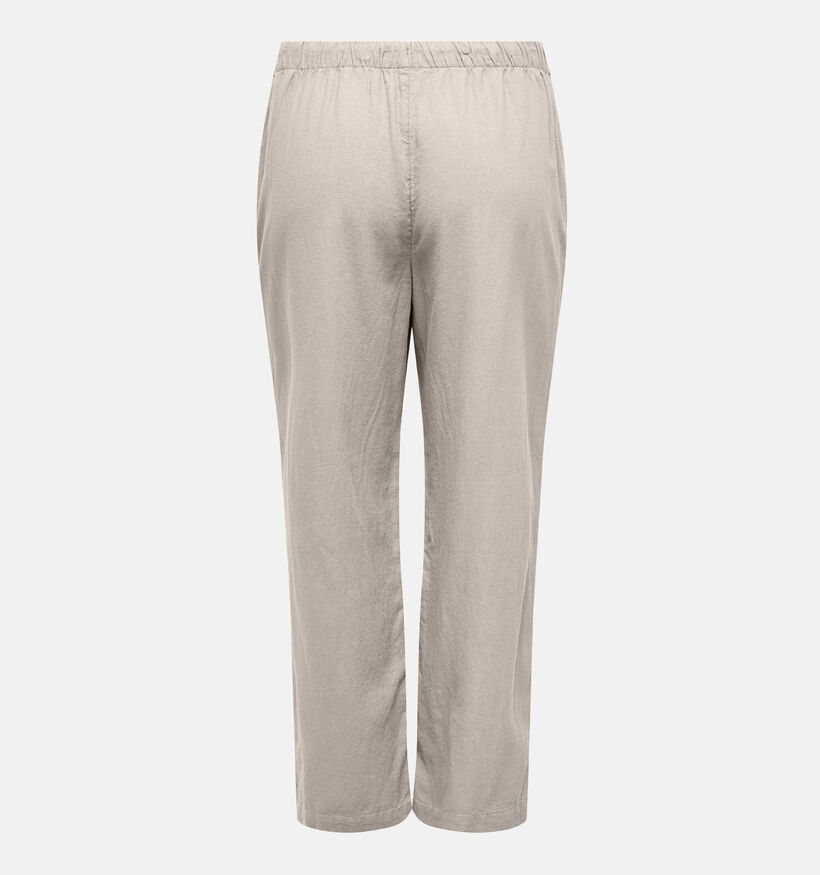 ONLY Carmakoma Caro Beige Wijde broek L32 voor dames (351435)