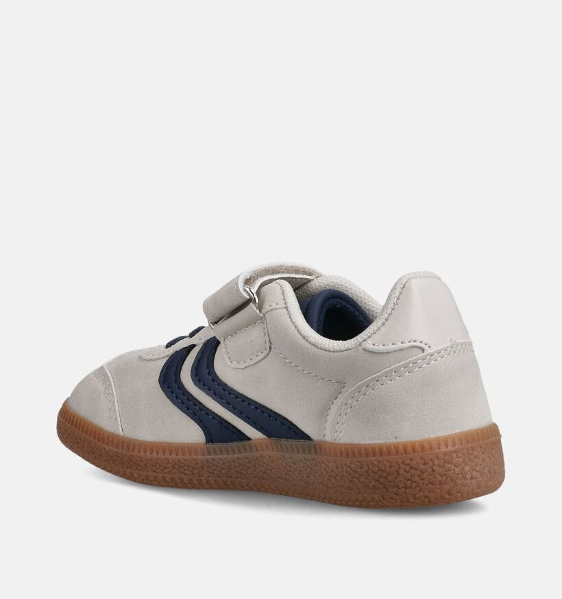 Milo & Mila Donkerbeige Sneakers voor jongens, meisjes (371100)