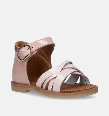 STONES and BONES Babyschoenen Cognac/Roze