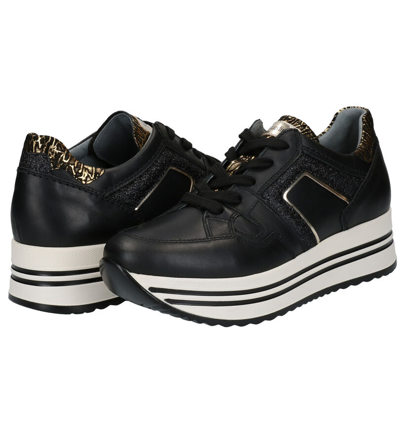 NeroGiardini Zwarte Sneakers in leer (283478)