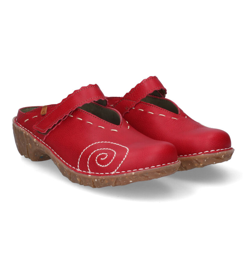 El Naturalista Yggdrasil Mules en Rouge en cuir (308009)