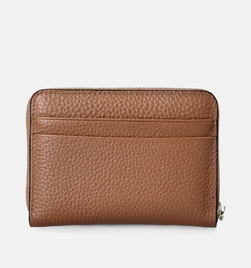 Crinkles Porte-monnaie zippé en Brun pour femmes (358075)
