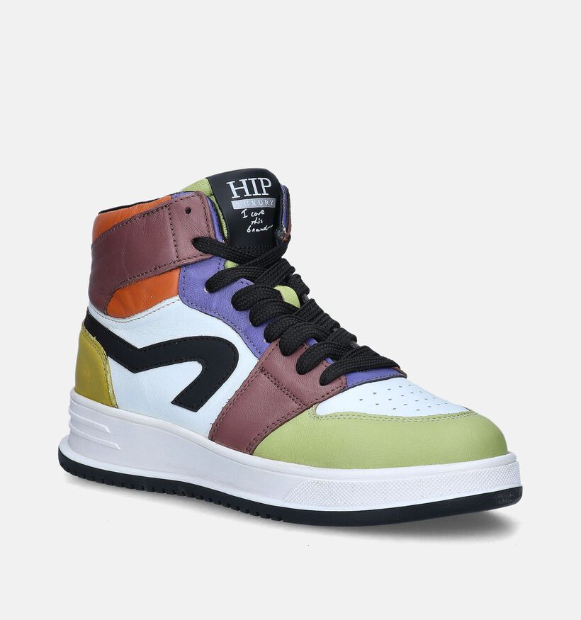 Hip Witte Hoge sneakers voor meisjes (348045) - geschikt voor steunzolen
