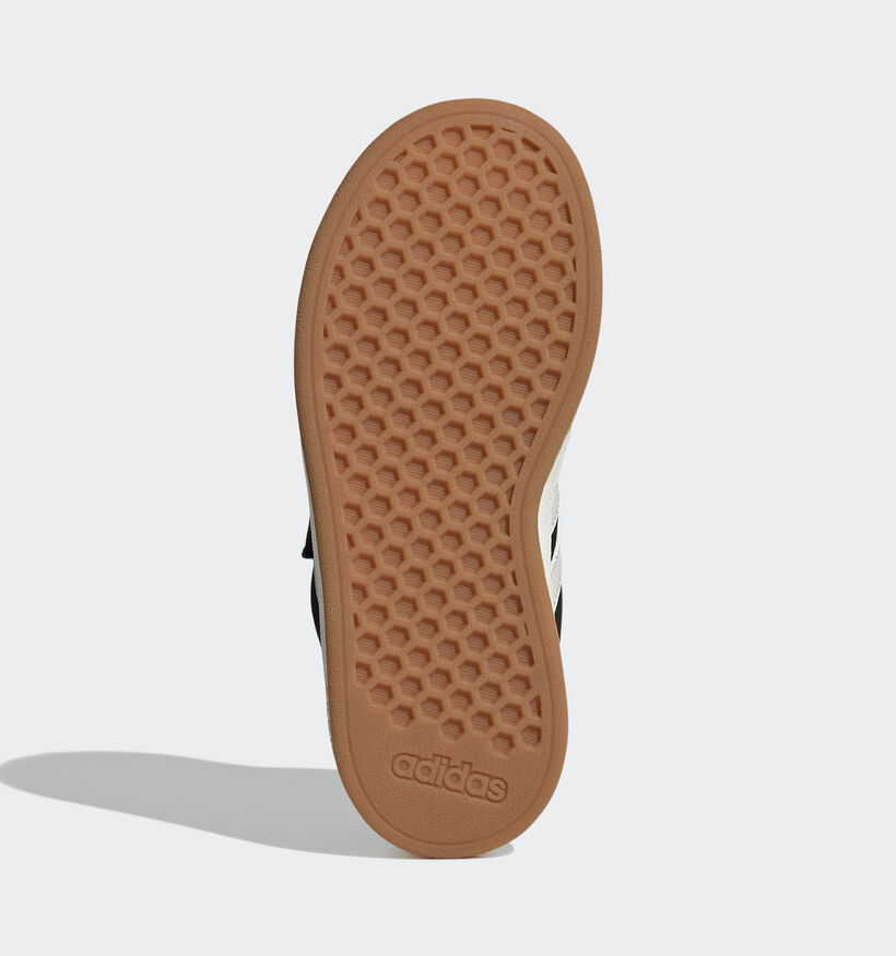 adidas Grand Court Baskets basses en Noir pour gar&ccedil;ons (372766) - pour semelles orthop&eacute;diques